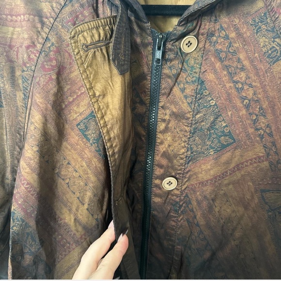 Forecaster Brown Patterned Jacket - Picture 4 of 4